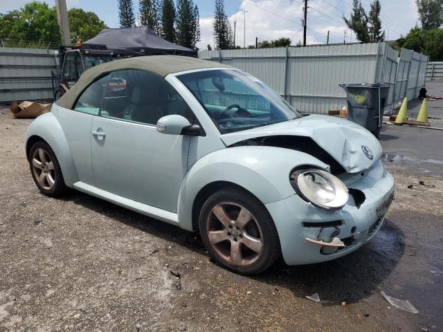 3VWSF31Y96M331689 - 2006 VOLKSWAGEN NEW BEETLE CONVERTIBLE OPTION PACKAGE 2 TURQUOISE photo 4