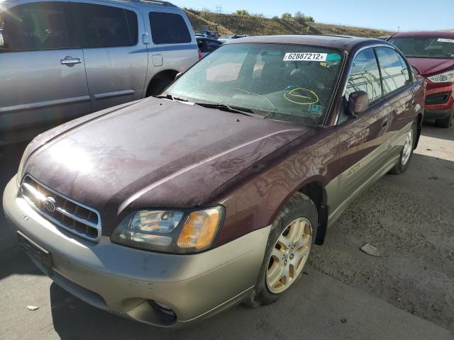 4S3BE6867Y7208045 - 2000 SUBARU LEGACY OUTBACK LIMITED BROWN photo 2