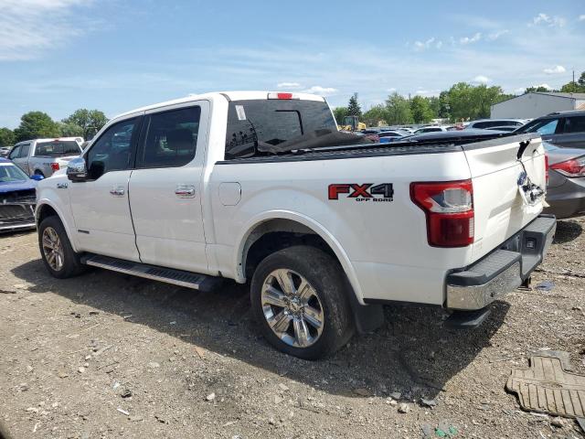 1FTFW1E16JFE25625 - 2018 FORD F150 SUPERCREW WHITE photo 2