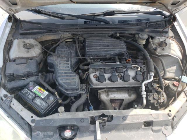 1HGEM221X5L056014 - 2005 HONDA CIVIC DX VP Silber Foto 11