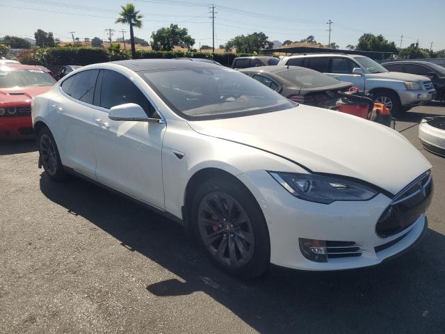 5YJSA1H22EFP64023 - 2014 TESLA MODEL S 白色 照片 4