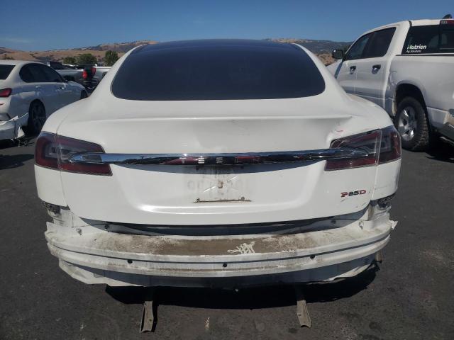 5YJSA1H22EFP64023 - 2014 TESLA MODEL S 白色 照片 6