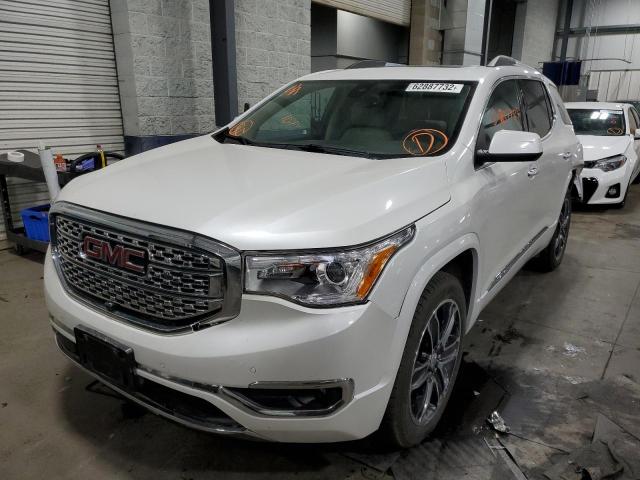 1GKKNXLS6HZ198515 - 2017 GMC ACADIA DENALI WHITE photo 2