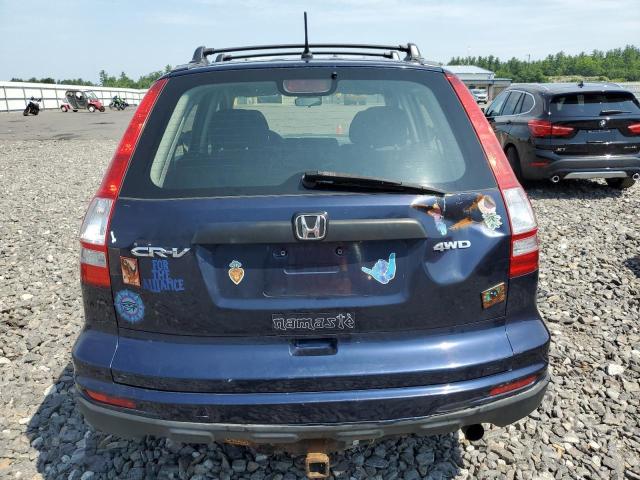 JHLRE4H3XAC001643 - 2010 HONDA CR-V LX BLUE photo 6