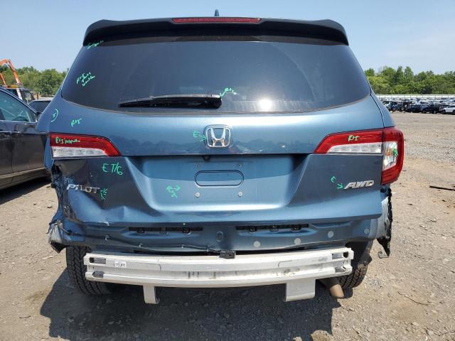 5FNYF6H18KB090925 - 2019 HONDA PILOT LX BLUE photo 6