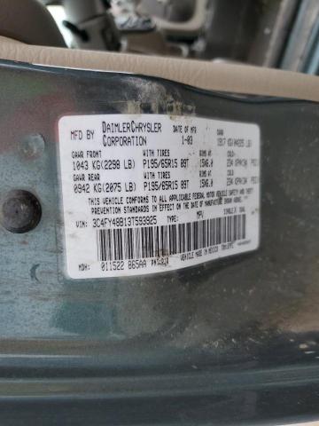 3C4FY48B13T593925 - 2003 CHRYSLER PT CRUISER CLASSIC 蓝色 照片 12