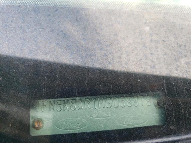 1FM5K8AR1HGD58878 - 2017 FORD EXPLORER POLICE INTERCEPTOR 白色 照片 14