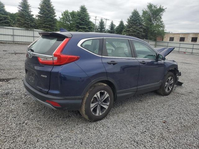 2HKRW6H39JH213556 - 2018 HONDA CR-V LX BLUE photo 3