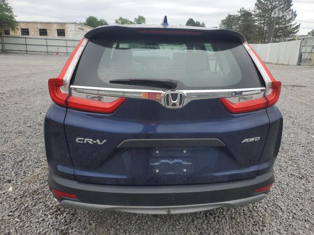 2HKRW6H39JH213556 - 2018 HONDA CR-V LX BLUE photo 6
