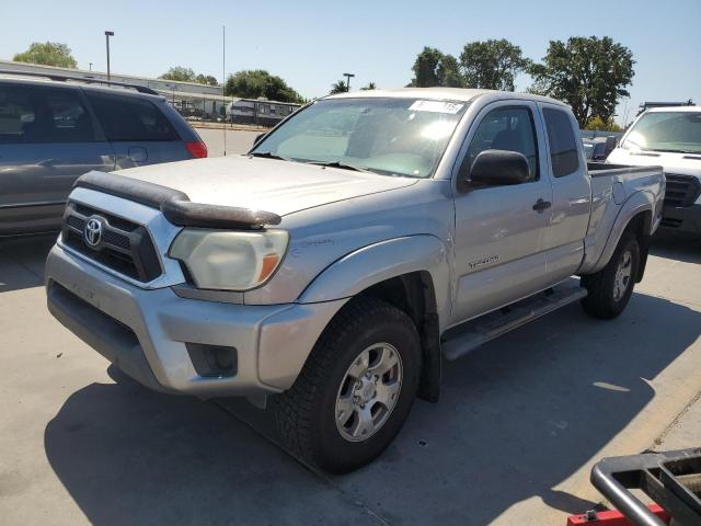 5TFTX4GN6EX028255 - 2014 TOYOTA TACOMA PRERUNNER ACCESS CAB SILVER photo 1
