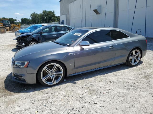 WAUCGAFR3EA062320 - 2014 AUDI S5 PREMIUM PLUS ნაცრისფერი ფოტო 1
