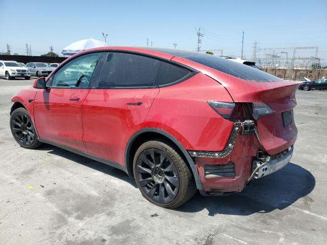 7SAYGDEE3PF629096 - 2023 TESLA MODEL Y RED photo 2