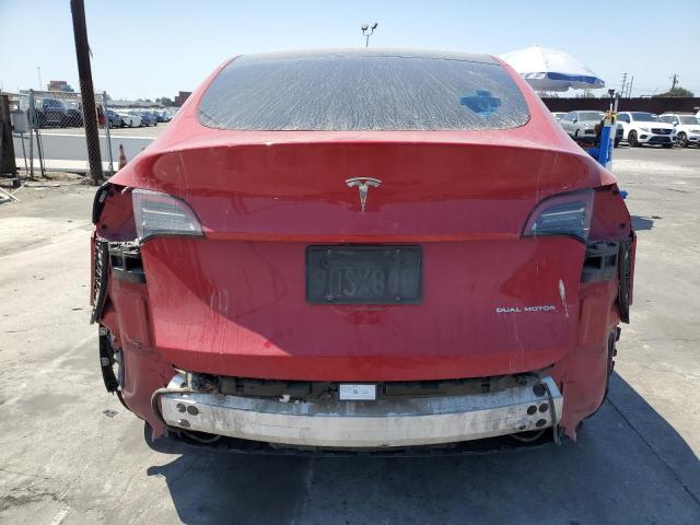 7SAYGDEE3PF629096 - 2023 TESLA MODEL Y RED photo 6