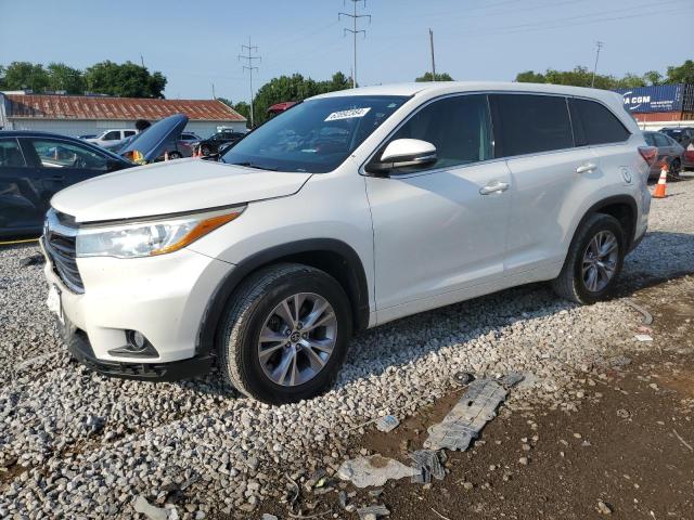 5TDZKRFH8GS155423 - 2016 TOYOTA HIGHLANDER LE WHITE photo 1