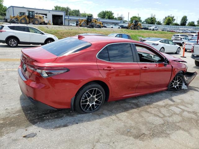 4T1C11AK4PU084998 - 2023 TOYOTA CAMRY LE RED photo 3