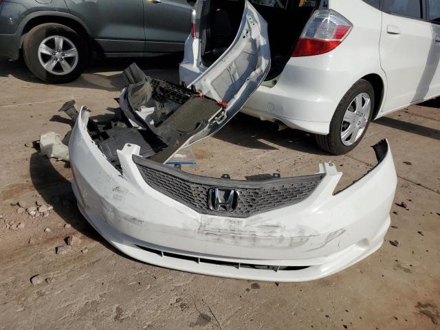 JHMGE8H33DC053128 - 2013 HONDA FIT WHITE photo 12