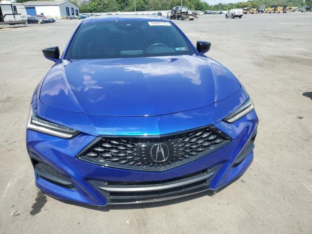 19UUB5F58MA008067 - 2021 ACURA TLX TECH A BLUE photo 5