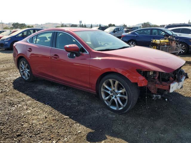 JM1GJ1W66E1124787 - 2014 MAZDA 6 GRAND TOURING RED photo 4