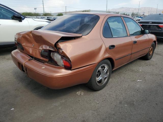 1Y1SK5267VZ415557 - 1997 GEO PRIZM BASE ORANGE photo 3
