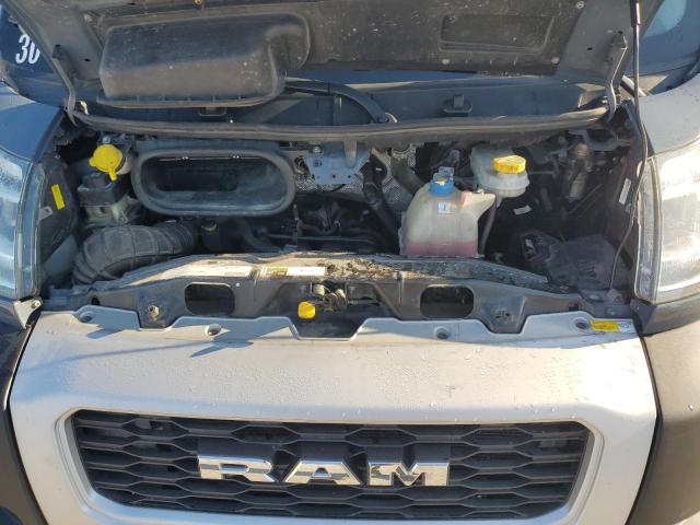 3C6URVJG5KE564132 - 2019 RAM PROMASTER 3500 HIGH ლურჯი ფოტო 12