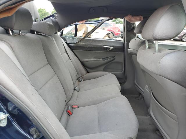 1HGFA16576L054145 - 2006 HONDA CIVIC LX BLUE photo 10