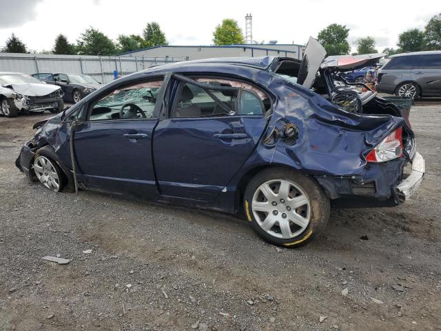 1HGFA16576L054145 - 2006 HONDA CIVIC LX BLUE photo 2