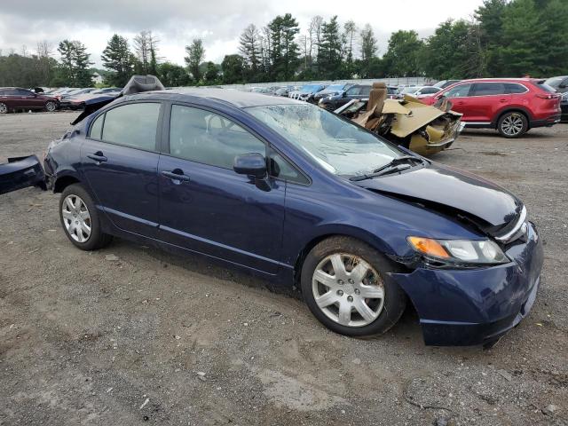 1HGFA16576L054145 - 2006 HONDA CIVIC LX BLUE photo 4