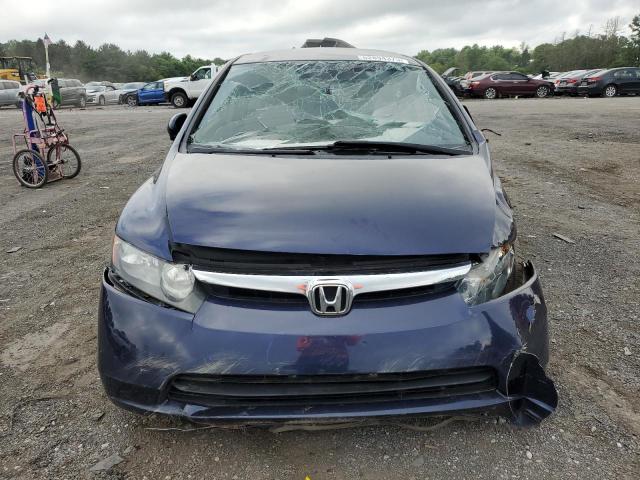 1HGFA16576L054145 - 2006 HONDA CIVIC LX BLUE photo 5