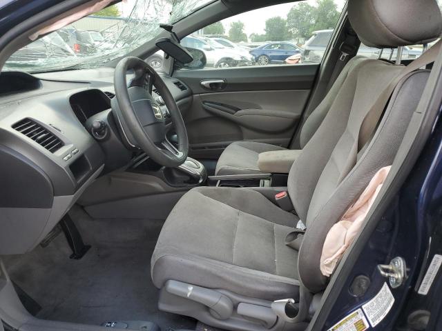 1HGFA16576L054145 - 2006 HONDA CIVIC LX BLUE photo 7