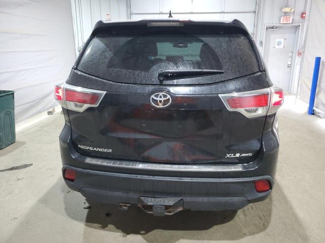 5TDJKRFH3FS158578 - 2015 TOYOTA HIGHLANDER XLE Qara foto 6