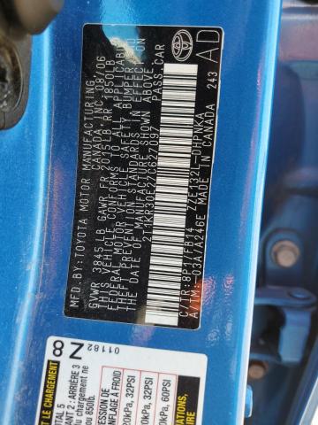 2T1KR30E27C627097 - 2007 TOYOTA COROLLA MA XR BLUE photo 12