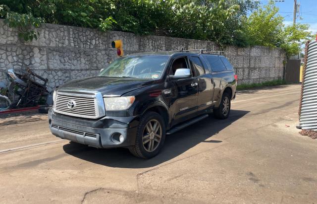 5TFBY5F10CX241177 - 2012 TOYOTA TUNDRA DOUBLE CAB LIMITED BLACK photo 2