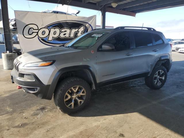 1C4PJMBS5HW587600 - 2017 JEEP CHEROKEE TRAILHAWK SILVER photo 1