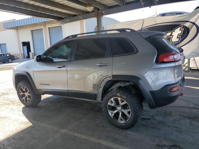 1C4PJMBS5HW587600 - 2017 JEEP CHEROKEE TRAILHAWK SILVER photo 2
