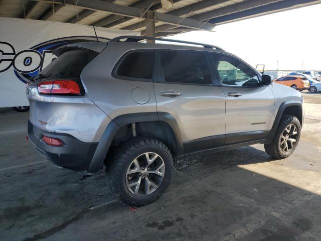 1C4PJMBS5HW587600 - 2017 JEEP CHEROKEE TRAILHAWK SILVER photo 3
