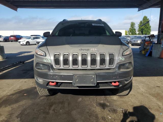 1C4PJMBS5HW587600 - 2017 JEEP CHEROKEE TRAILHAWK SILVER photo 5