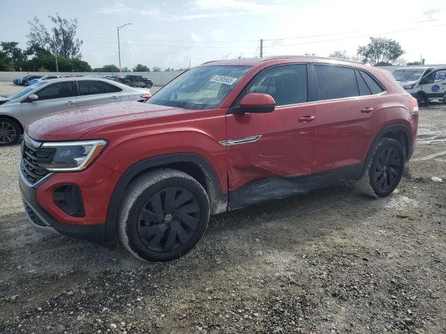 1V2JE2CA6RC201630 - 2024 VOLKSWAGEN ATLAS CROS SE RED photo 1