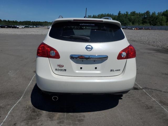 JN8AS5MV4BW271424 - 2011 NISSAN ROGUE S WHITE photo 6