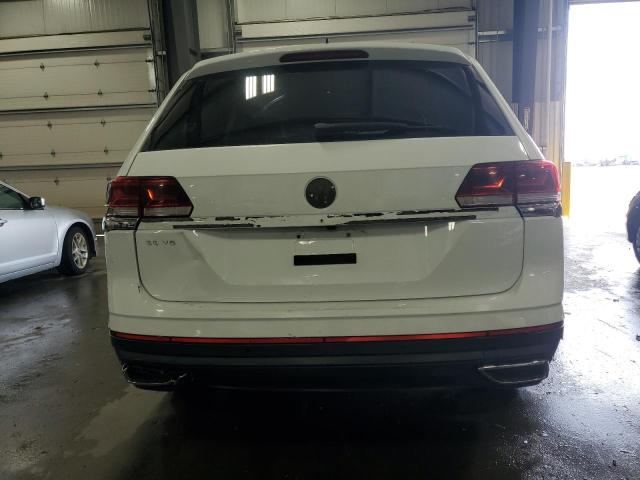 1V2HR2CA3MC552765 - 2021 VOLKSWAGEN ATLAS SE Biały zdjęcie 6