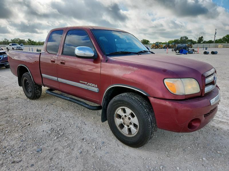 5TBRU34196S463317 - 2006 TOYOTA TUNDRA ACCESS CAB SR5 BURGUNDY photo 4