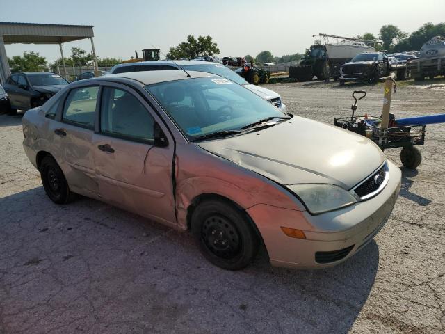 1FAFP34N07W214612 - 2007 FORD FOCUS ZX4 BEIGE photo 4