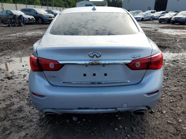 JN1BV7AR9FM395722 - 2015 INFINITI Q50 BASE SILVER photo 6