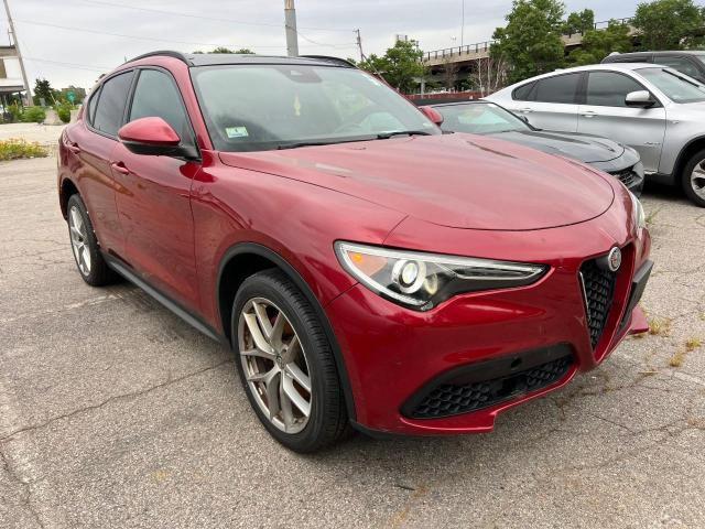 ZASFAKNN7J7B67480 - 2018 ALFA ROMEO STELVIO TI SPORT RED photo 1