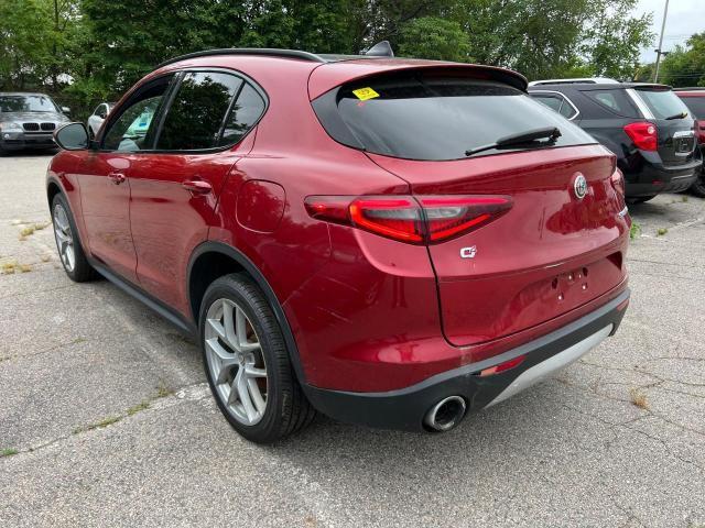 ZASFAKNN7J7B67480 - 2018 ALFA ROMEO STELVIO TI SPORT RED photo 3