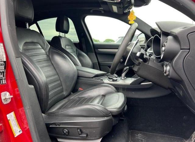 ZASFAKNN7J7B67480 - 2018 ALFA ROMEO STELVIO TI SPORT RED photo 5