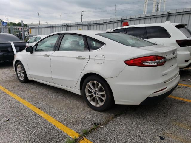 3FA6P0HDXLR136322 - 2020 FORD FUSION SE WHITE photo 2