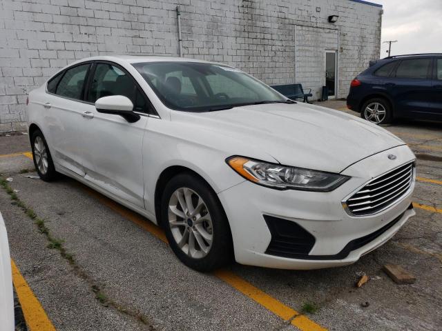 3FA6P0HDXLR136322 - 2020 FORD FUSION SE WHITE photo 4