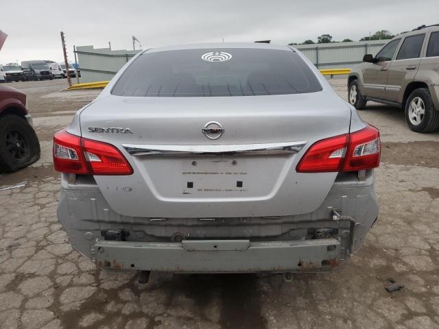 3N1AB7AP0HY326517 - 2017 NISSAN SENTRA S SILVER photo 6