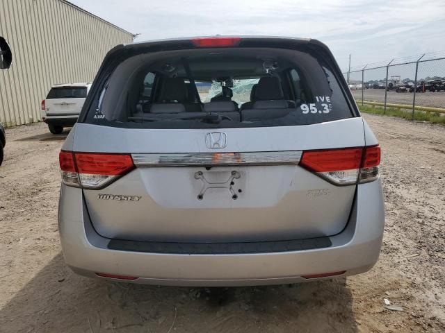 5FNRL5H61EB071012 - 2014 HONDA ODYSSEY EXL SILVER photo 6