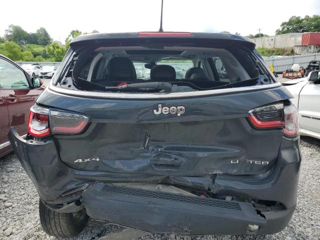 3C4NJDCBXJT349615 - 2018 JEEP COMPASS LIMITED Szary zdjęcie 6